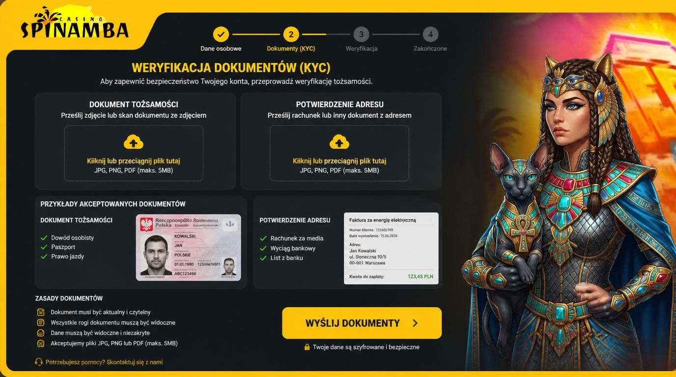 Procedura wysyłki dokumentów i weryfikacji konta
